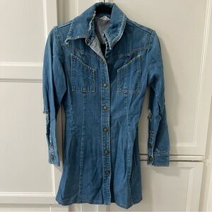 Vintage Landlubber 70’s Denim Mini Dress
